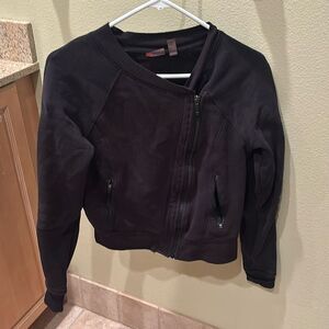 Zella woman's side zip cropped sweatshirt